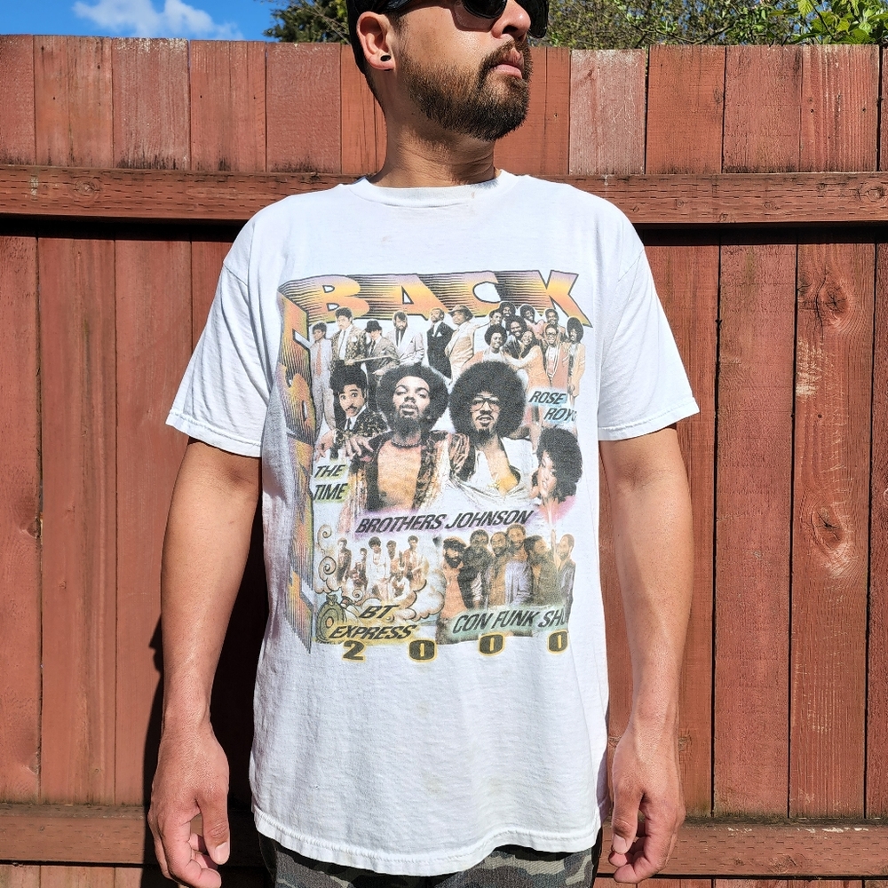 Vintage 2000 Flashback Festival Graphic T-Shirt Men's Size XL Concert Tour